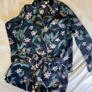 FRANK AND OAK 100% SILK CO-ORD SET